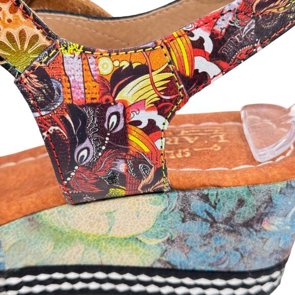 L'Artiste Spring Step Whimsy Sandal Vanille Camel Flavour SZ 40 9 Women's Pink - Picture 9 of 14